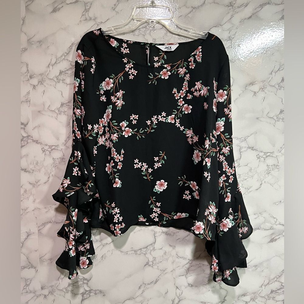 Jack by BB Dakota Floral Blouse Size S
